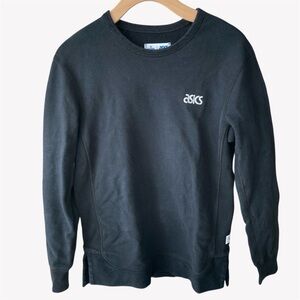 Reigning Champ ASICS Small Black Crewneck Sweater Sweatshirt Made in Canada